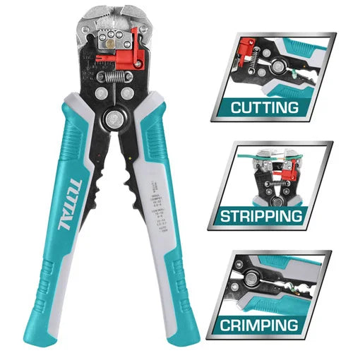 TOTAL THT15246 Automatic Wire Stripper 3-in-1 Tool