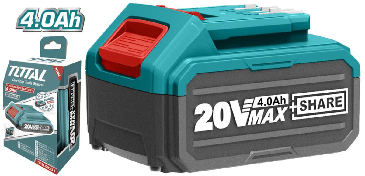 TOTAL 20V P20S Lithium-Ion 4.0Ah High-Capacity Battery TFBLI2002