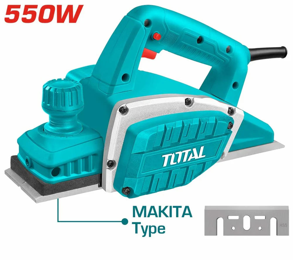 TOTAL TL5508216 550W Electric Planer - 82mm Width