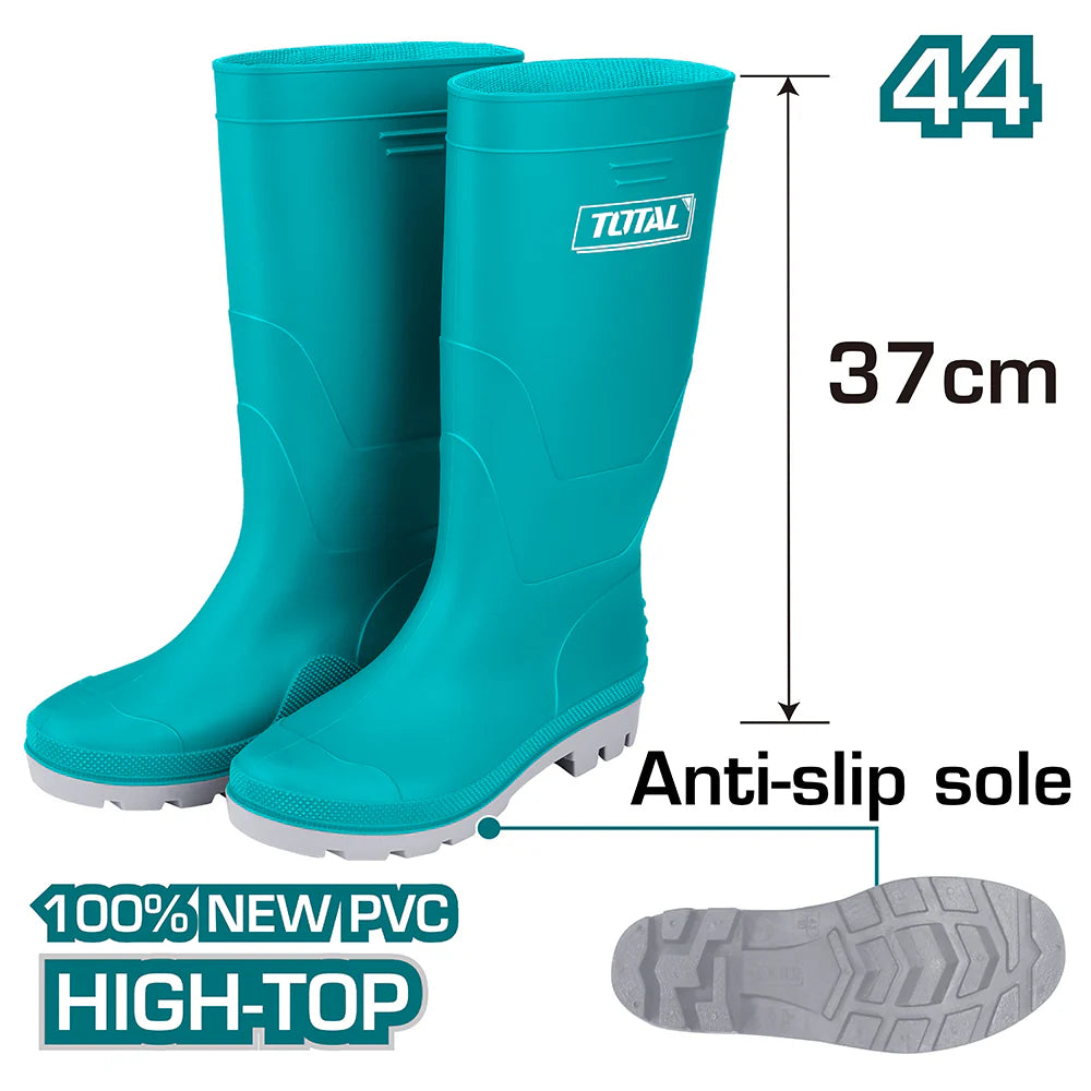 Total PVC Nitril Rain Boots TSP302L (Size 44) - Oil, Acid Resist