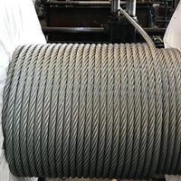 UN-GALVANISED WIRE ROPE 8×19 Fibre Core - Elevator & Lift Rope