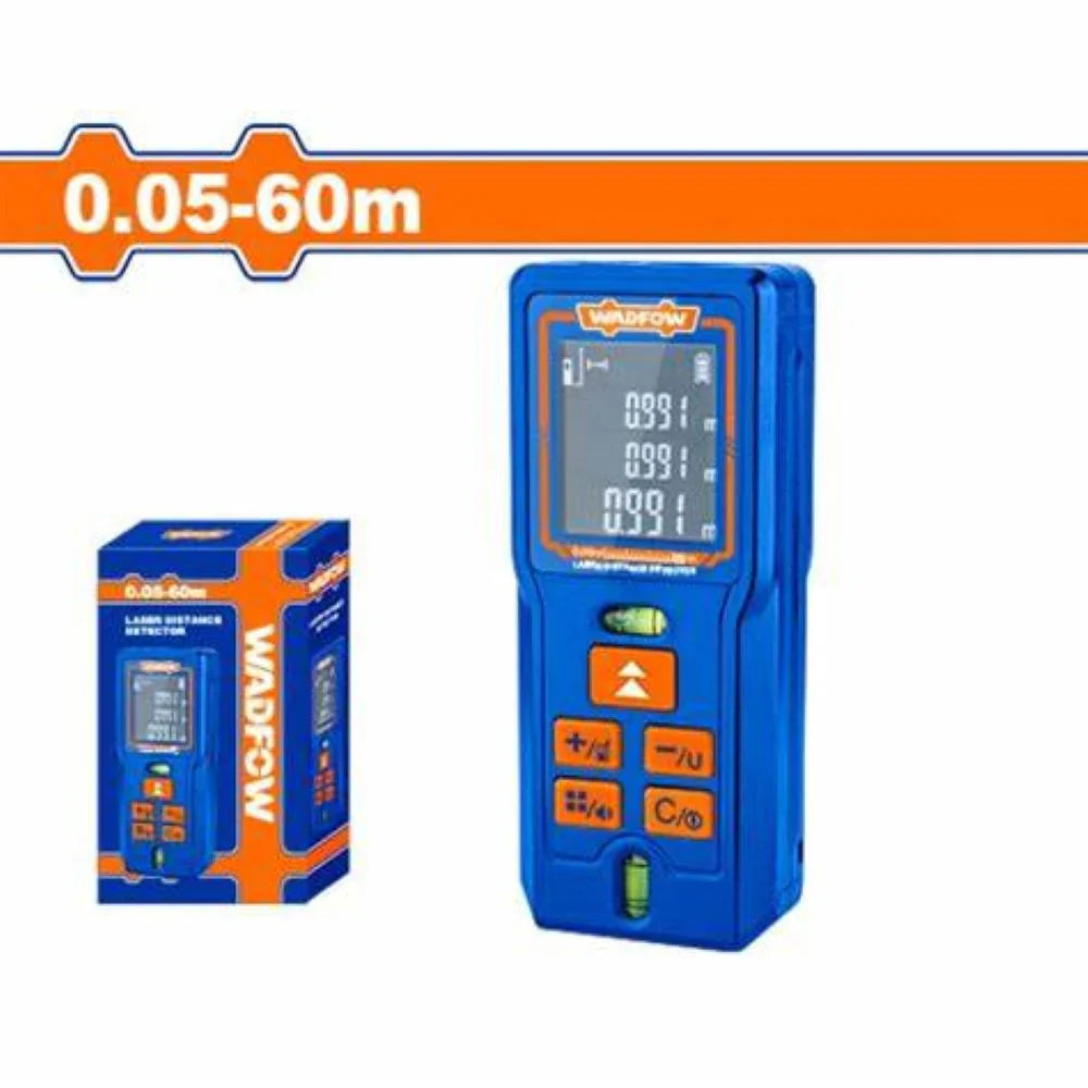 WADFOW 60m Digital Laser Distance Meter with LCD Backlight WDL1506