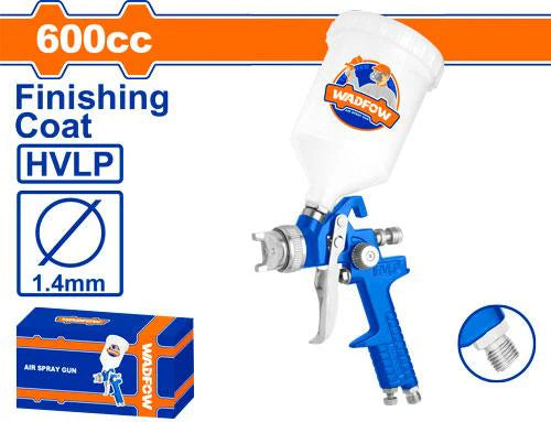 WADFOW Gravity Feed Air Spray Gun with 400cc Aluminum Cup WGA1506