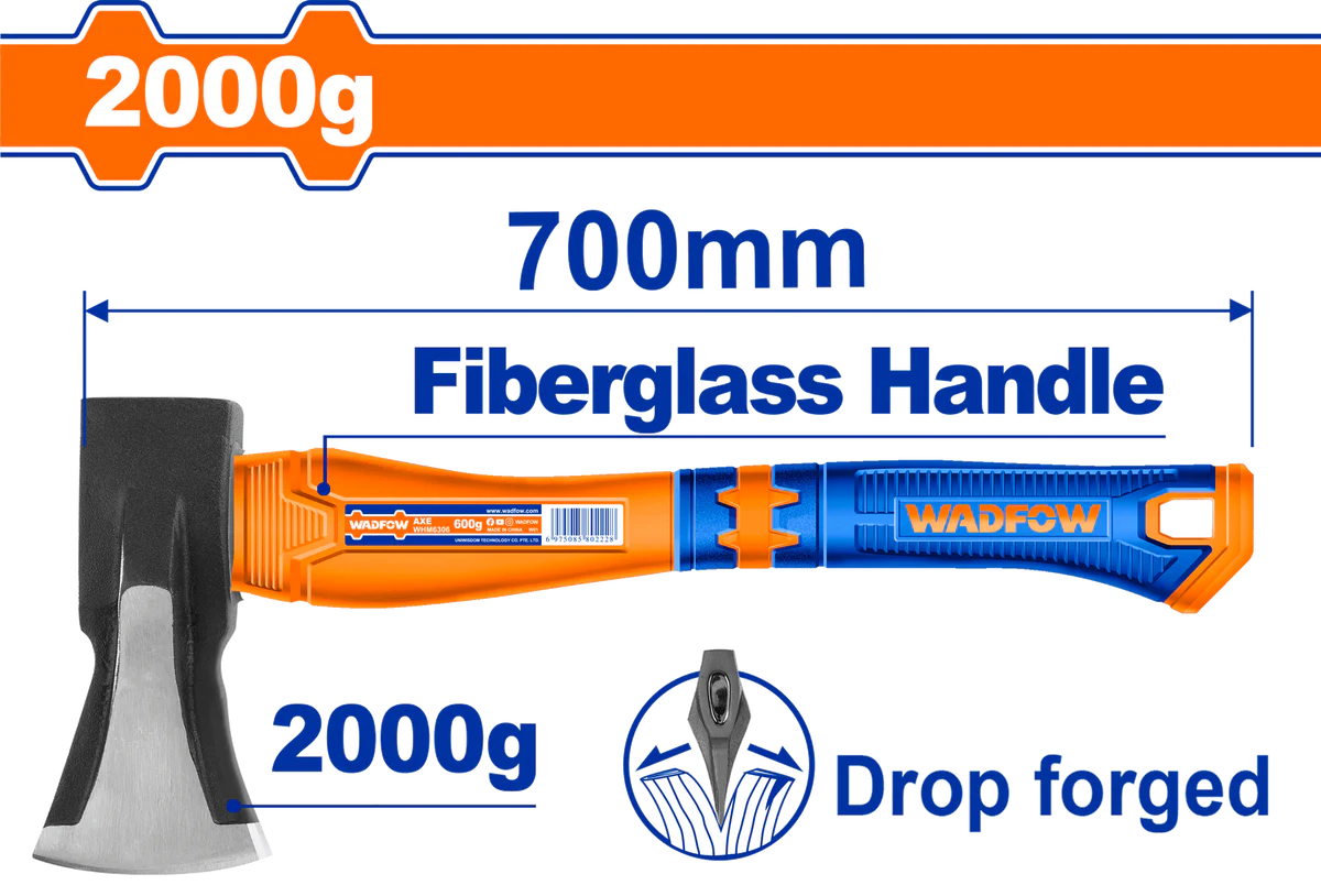 WADFOW 22oz Drop-Forged Steel Aircraft Axe WHM6322