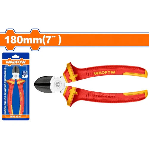 WADFOW 7-Inch Insulated Diagonal Cutting Pliers 1000V VDE Certified WPL3937