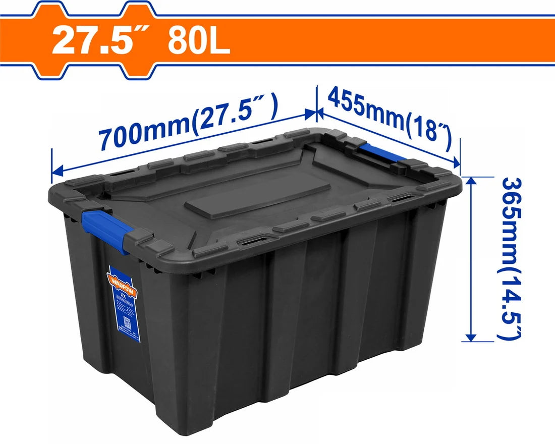 WADFOW Plastic Storage Container Large Parts Compartment Hardware Organizer WTB3380 Wadfow