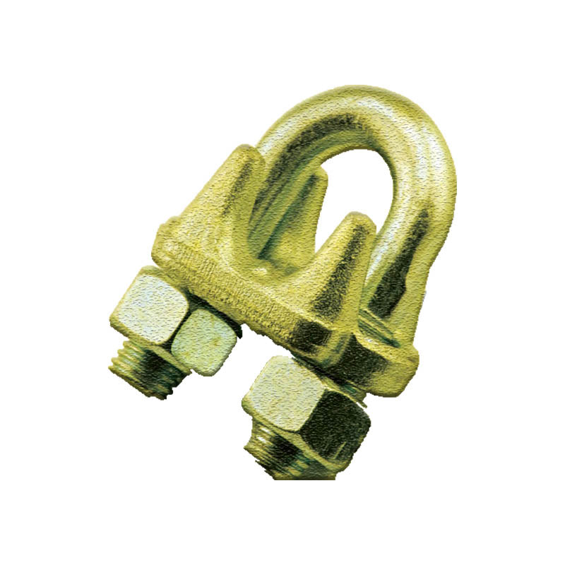 Wire Rope Clip Malleable A Type Yellow