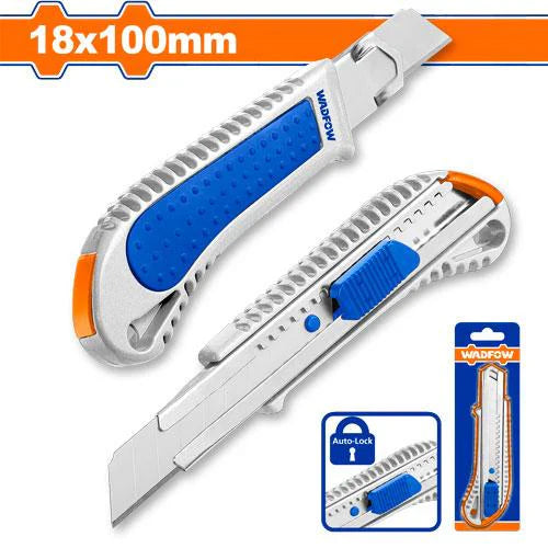 WADFOW 25mm Heavy-Duty Snap-Off Blade Utility Knife with Soft Grip WSK4928
