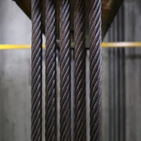 UN-GALVANISED WIRE ROPE 8×19 Fibre Core - Elevator & Lift Rope