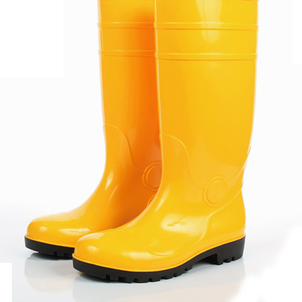 Safety Long Rubber Gum Boots With Steel Toe