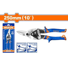 WADFOW 10 Inch Aviation Snip Left Cut Heavy Duty Sheet Metal Tinsnip Shears WAS1910 Wadfow