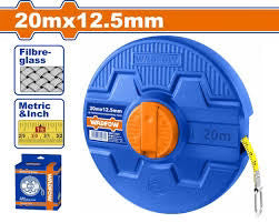 WADFOW 20m x 12.5mm Fibreglass Measuring Tape Metric & Inch Long Reach Meter WMT2520 Wadfow