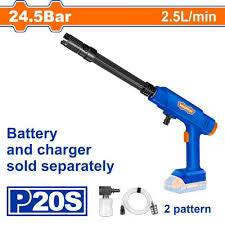 WADFOW 20V Cordless Lithium-Ion High Pressure Washer 24.8 Bar WQX1528