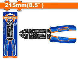 WADFOW 8.5-Inch Multi-Functional Wire Stripper and Precision Cable Cutter WPL5685