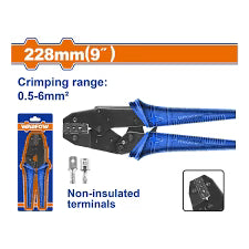 WADFOW Professional Ratchet Crimping Plier with Adjustable Pressure Mechanism WCP1609
