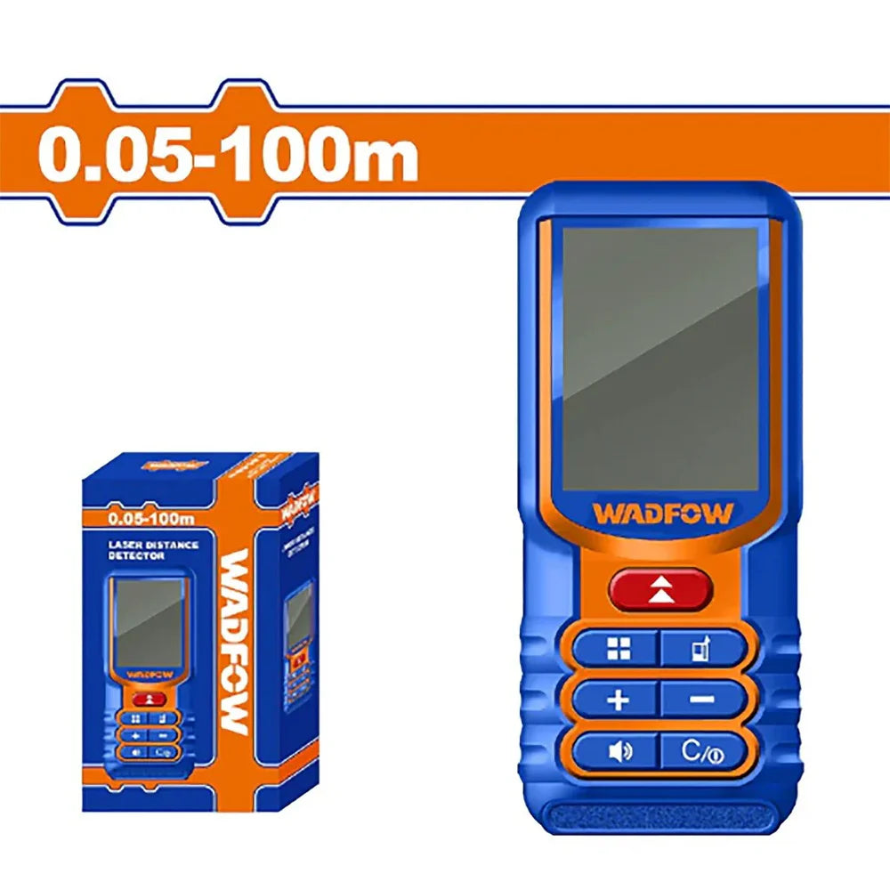 WADFOW 100m Digital Laser Distance Meter with Area and Volume Calculation WDL1520