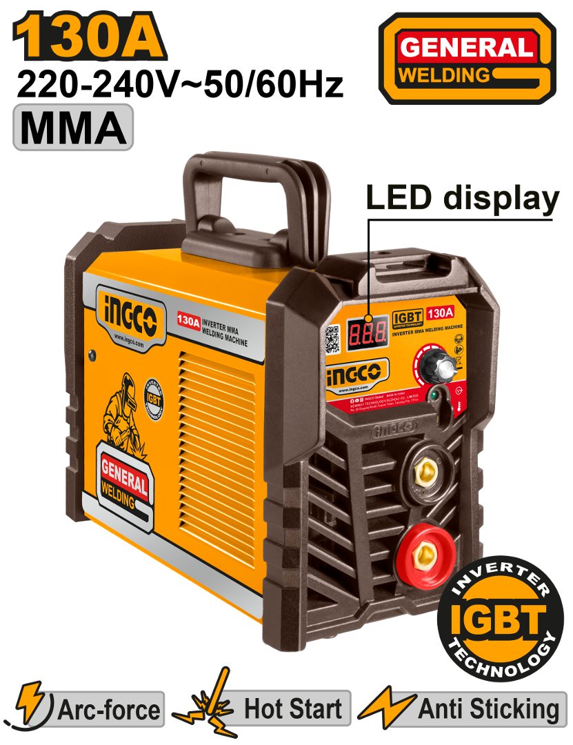 Ingco Inverter MMA Welding Machine  ING-MMA1302