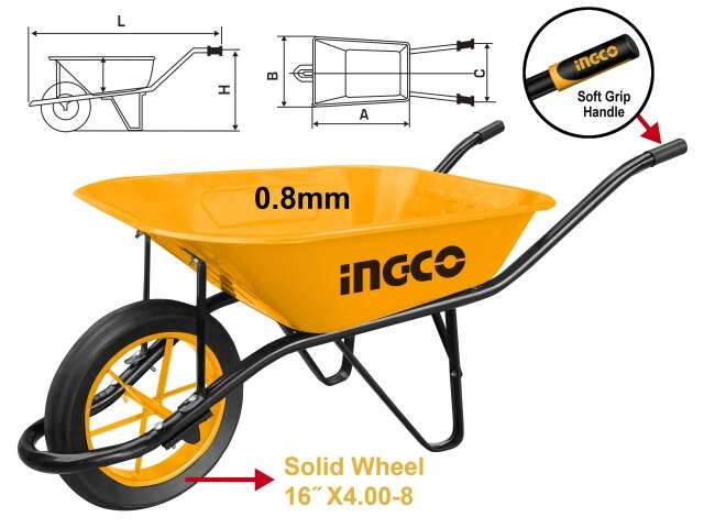 Ingco  Wheel Barrow HHWB64008-1D