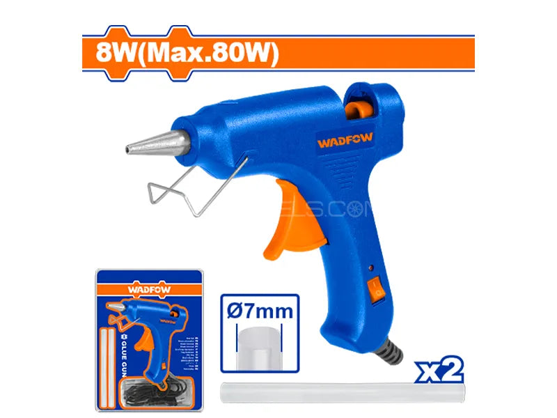 WADFOW 10W Hot Melt Glue Gun with 7mm Glue Stick Compatibility WGL1603